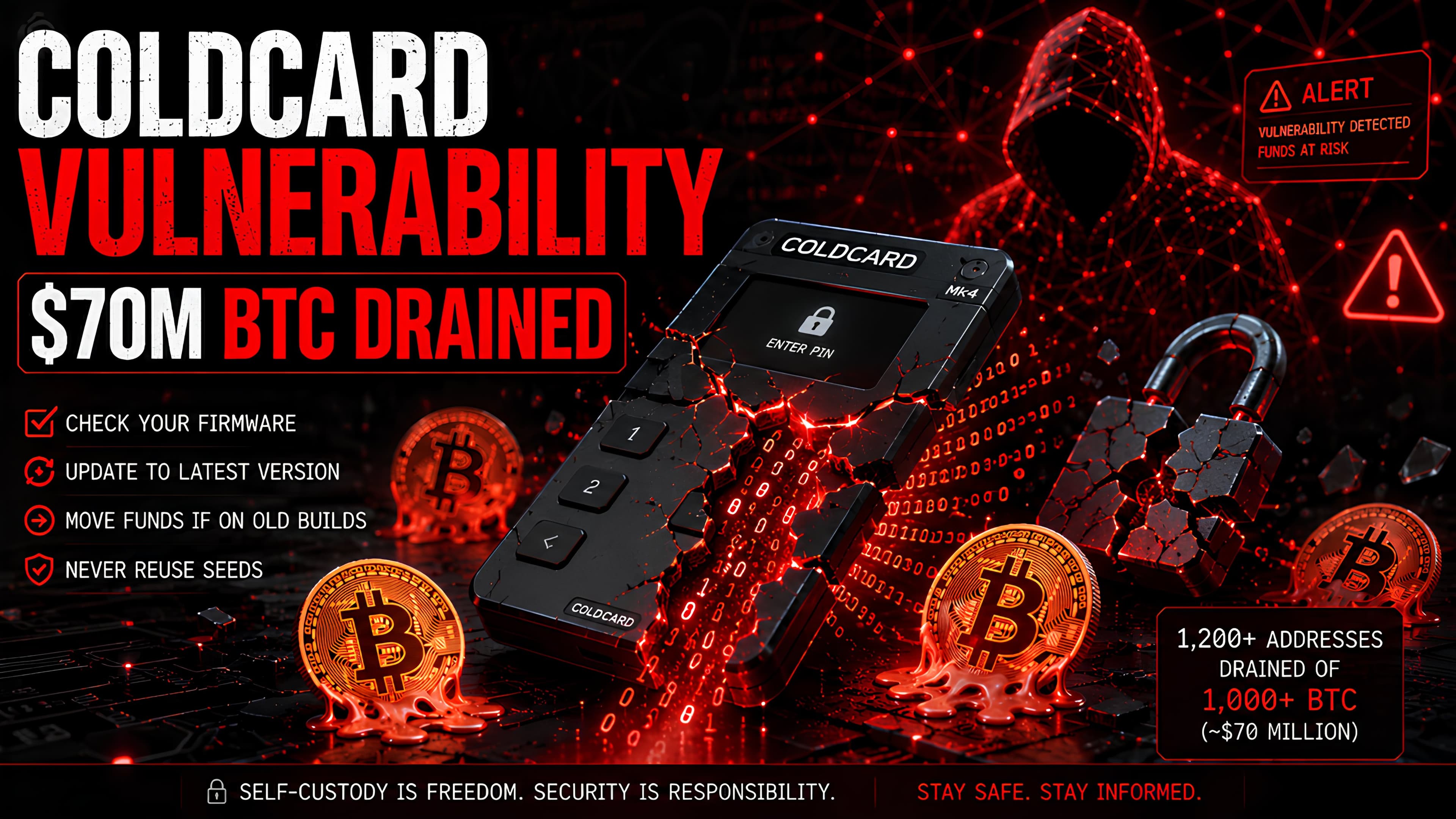 COLDCARD Vulnerability: How to Protect Your Bitcoin Wallet